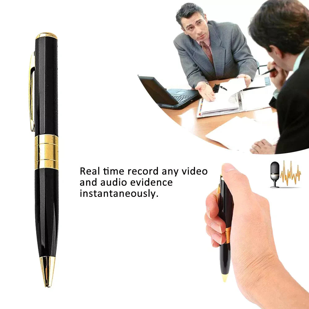 1080P HD Mini Pen Camera | Hidden Pocket Audio Video Recorder DVR - USA Security