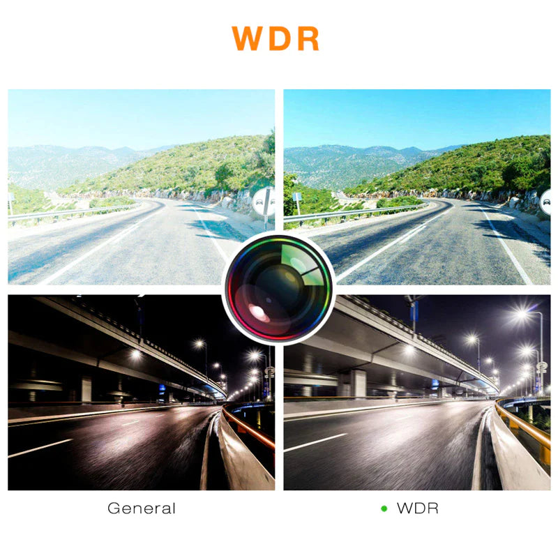 170° Wifi Dash Cam Recorder | HD 1080P Car DVR with G-Sensor for Vehicle Video